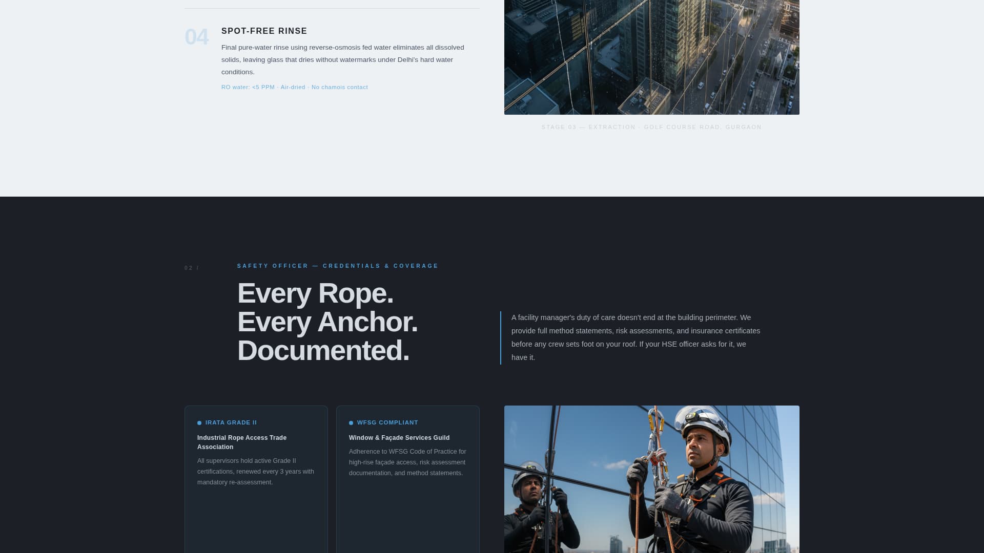 Gleam - Executive Windowcleaning Landing Page Template