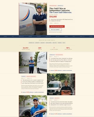 Dispatch - Powerful Driveradvocacy Landing Page Template