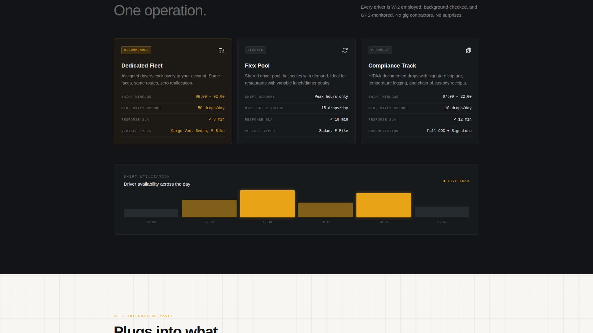 Route - Precision Dispatch Landing Page Template