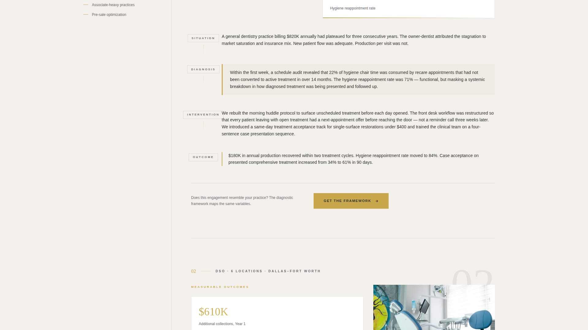 Consult - Precision Dentalstrategy Landing Page Template