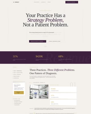 Consult - Precision Dentalstrategy Landing Page Template