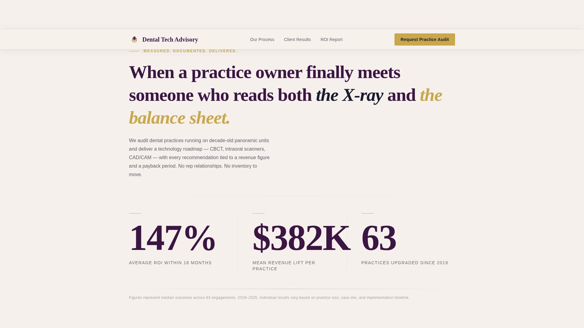 Chairside - Authoritative Dentaltechnology Landing Page Template