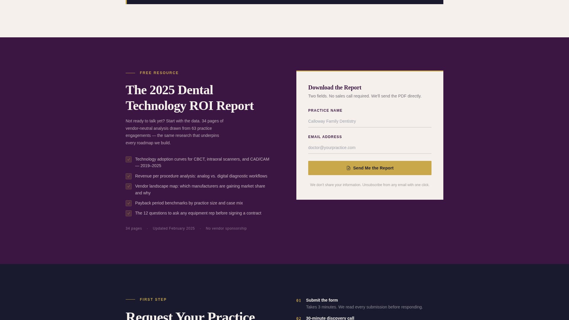 Chairside - Authoritative Dentaltechnology Landing Page Template