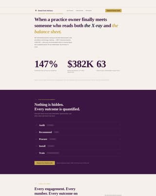Chairside - Authoritative Dentaltechnology Landing Page Template