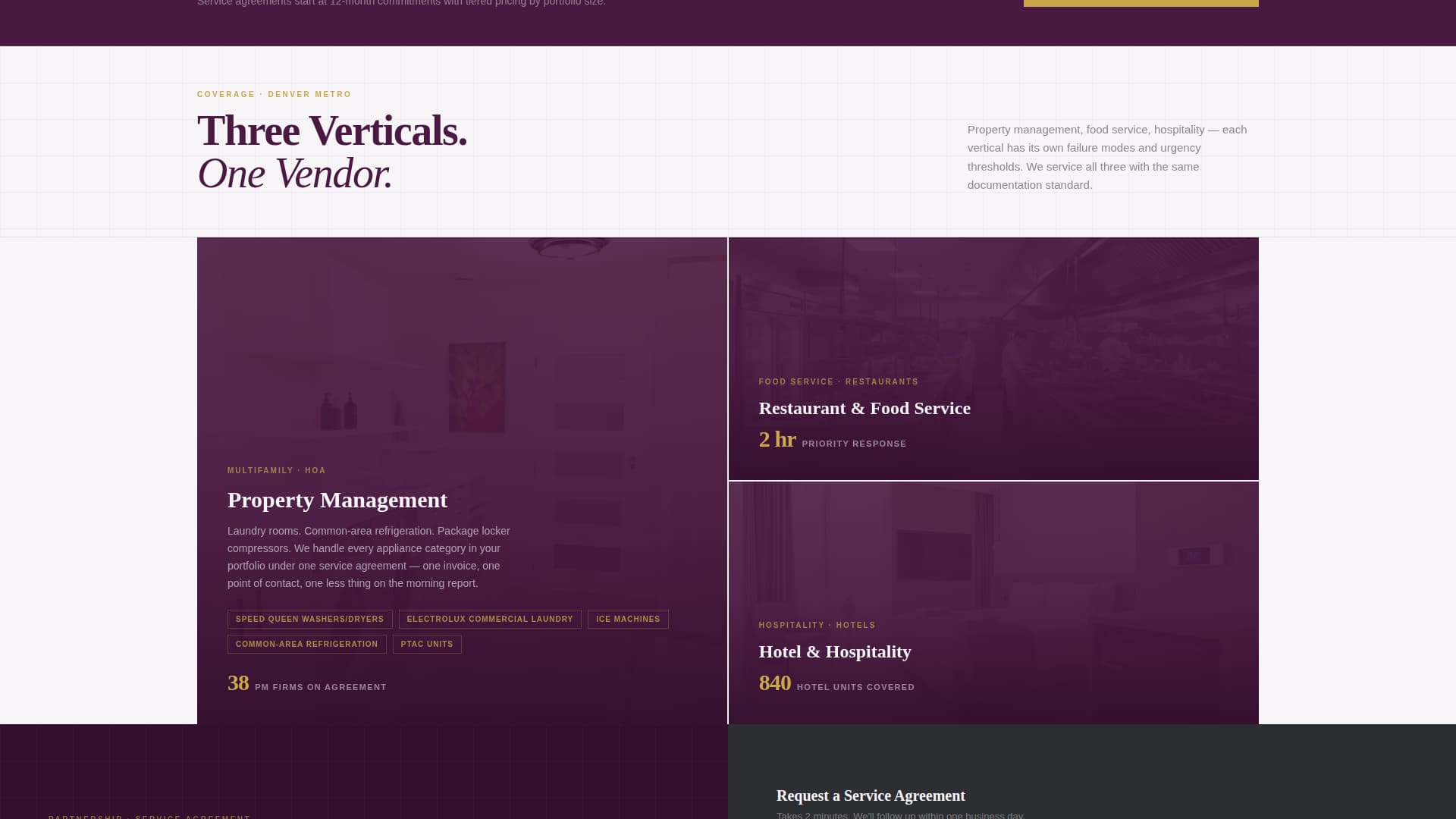 Callout - Precision Appliance Landing Page Template