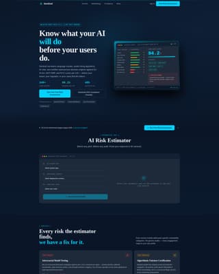 AI & Machine Learning Cost Calculator Website Template