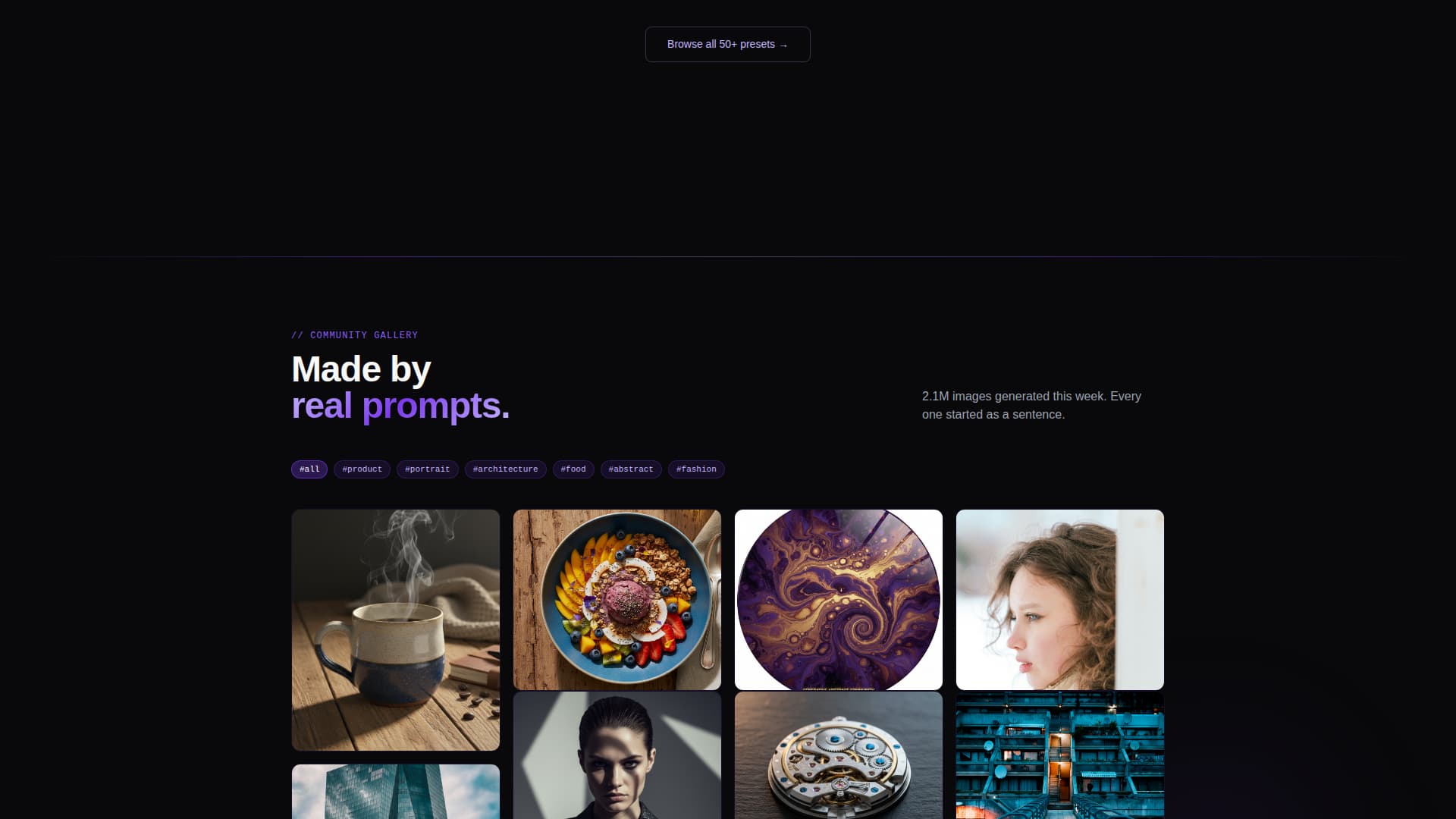 Promptforge - Powerful AI Image Generator Landing Page Template