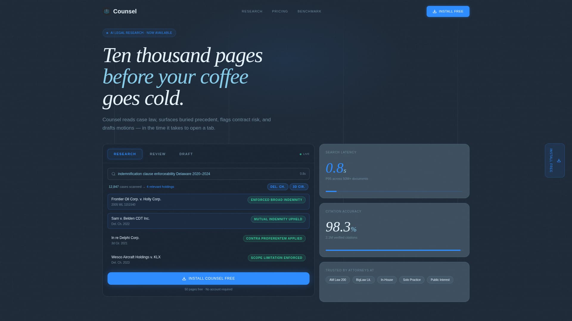 AI & Machine Learning Advanced Professional Website Template