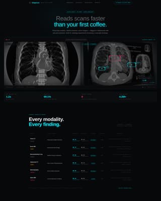 Diagnose - Precision Imaging Landing Page Template