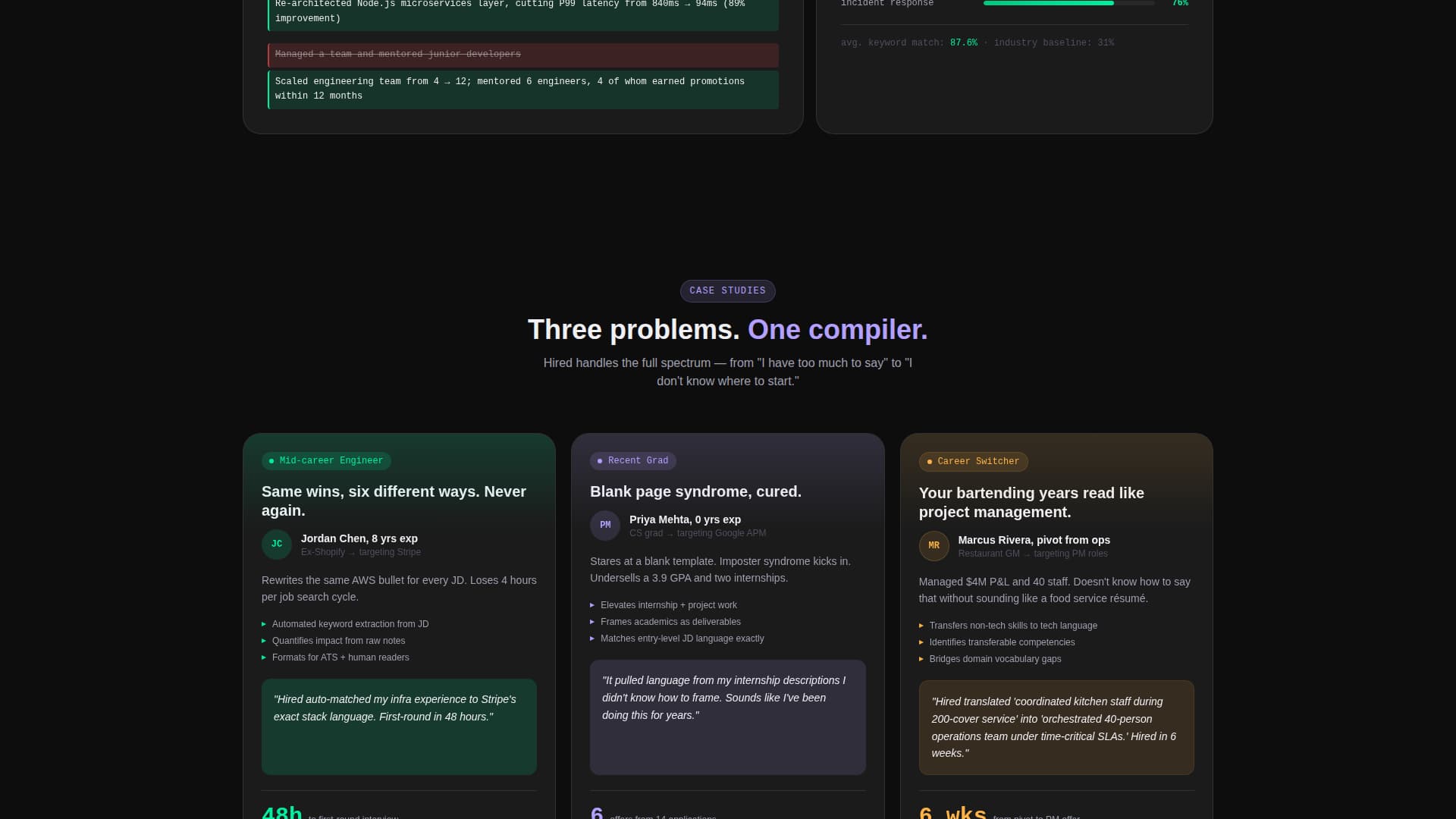 Micro-SaaS & Developer Tools Careers Website Template