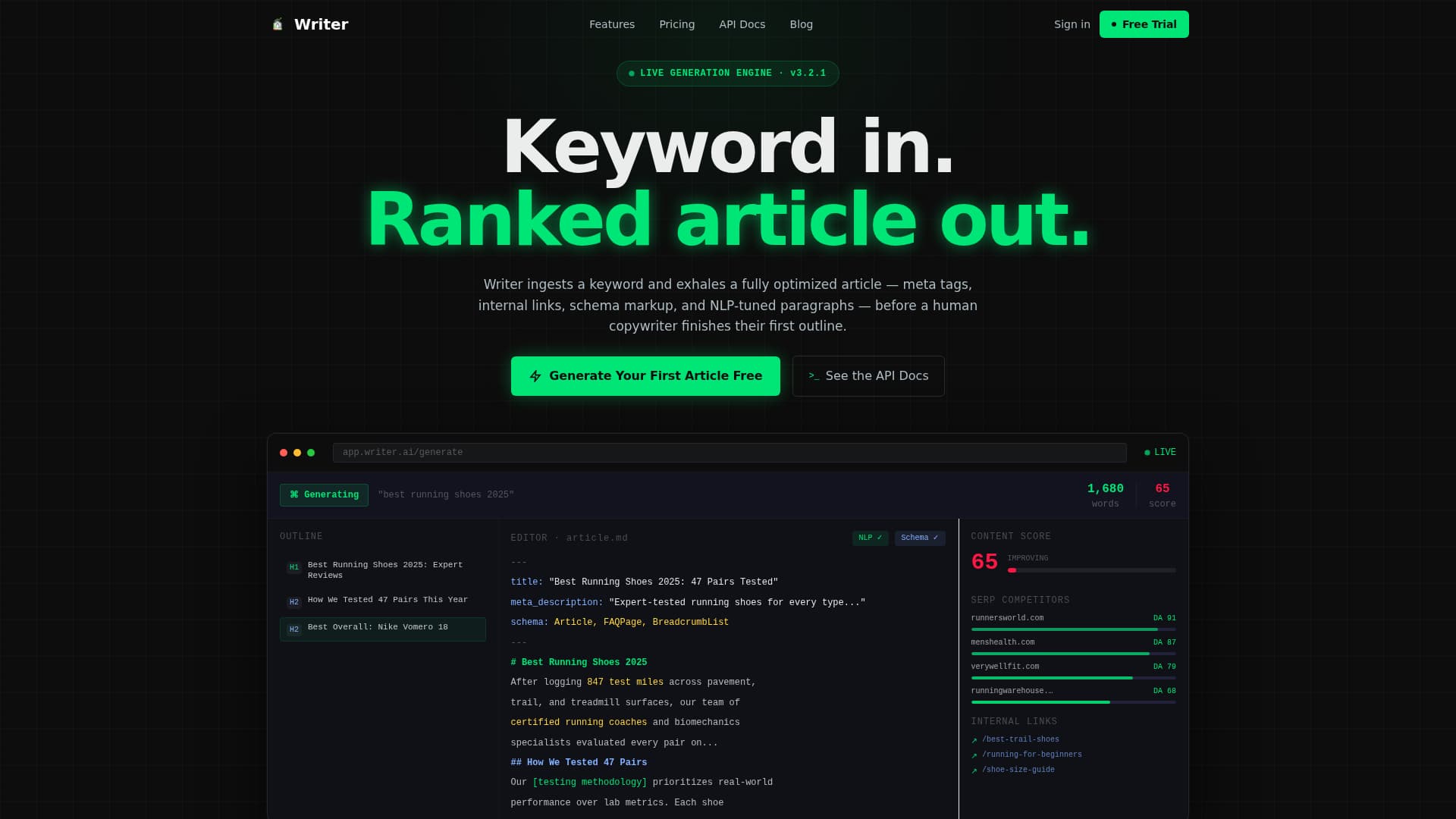 Micro-SaaS & Developer Tools Professional Website Template