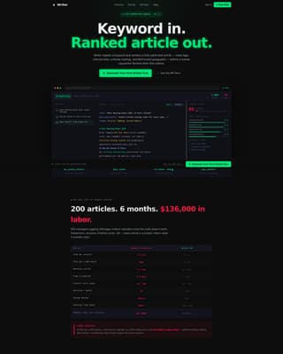 Micro-SaaS & Developer Tools Professional Website Template