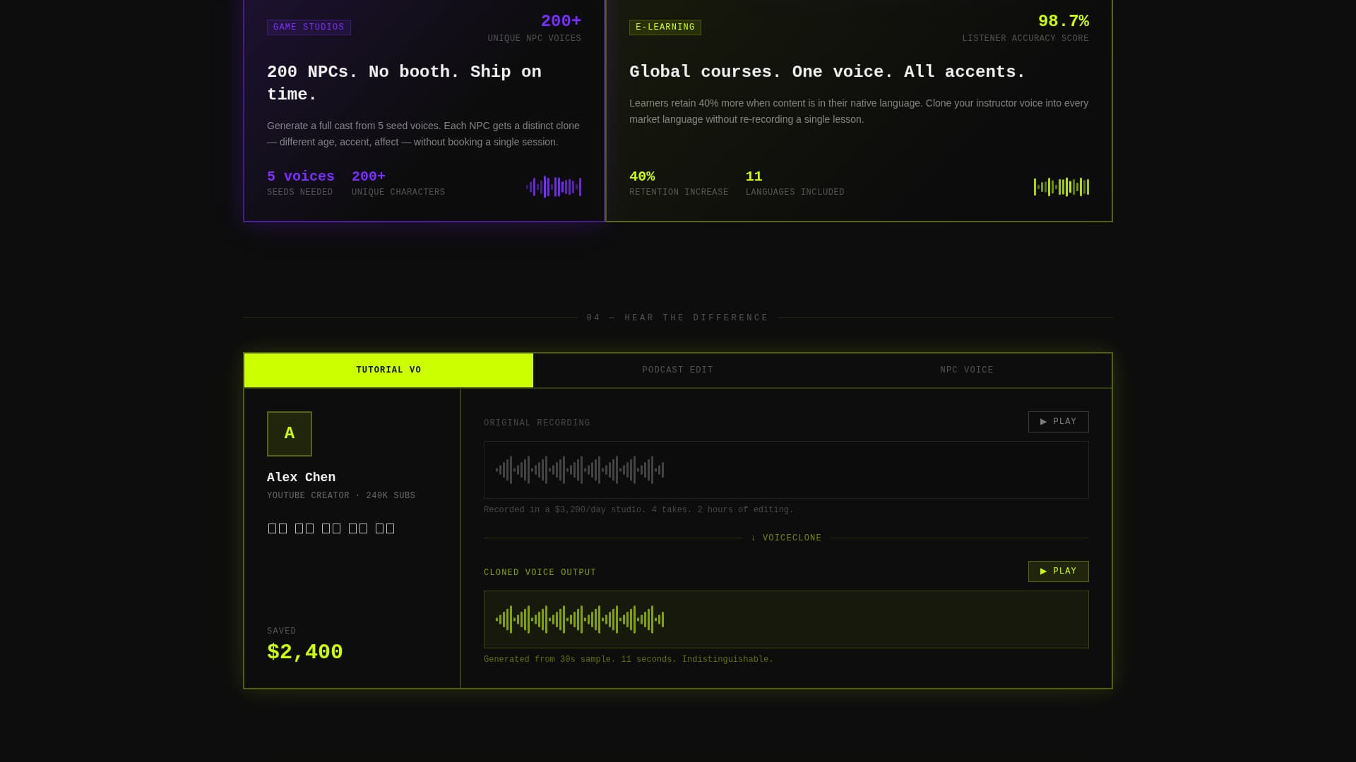 Micro-SaaS & Developer Tools Cost Calculator Website Template