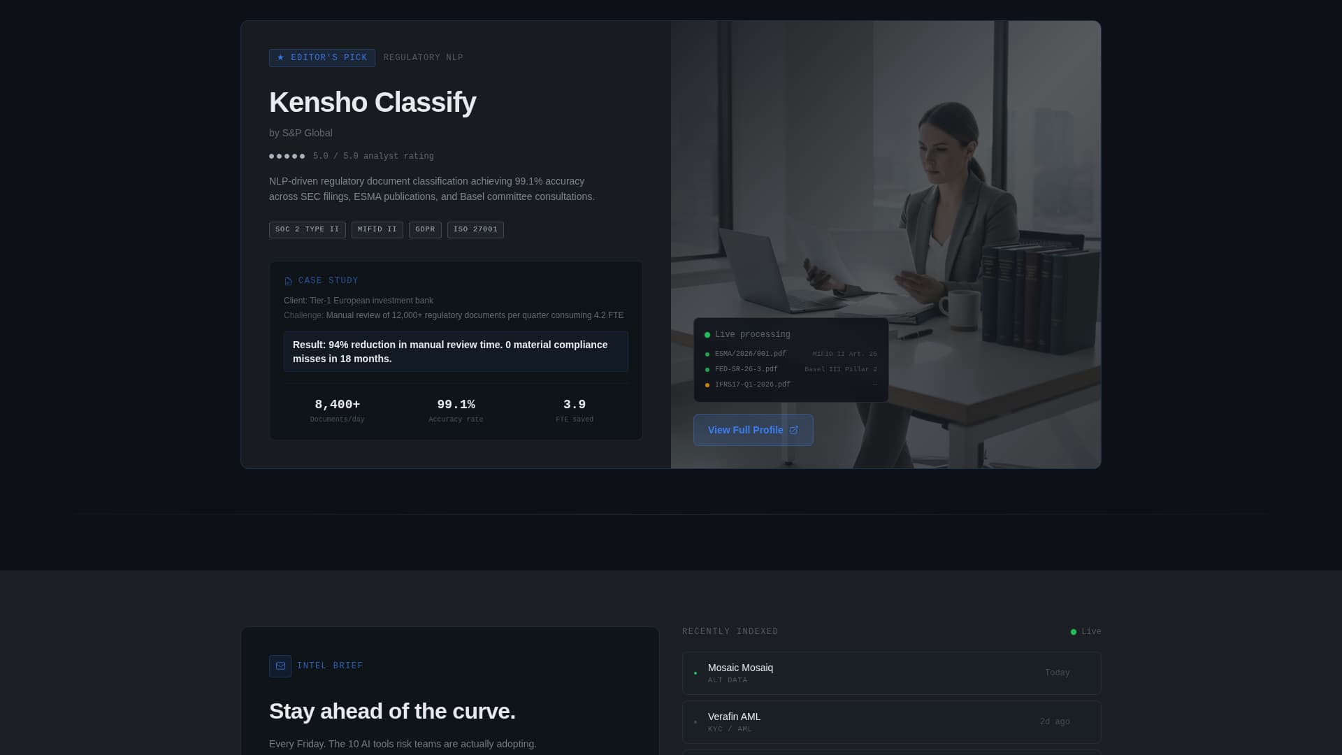 Ticker - Powerful Fintech Landing Page Template