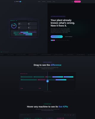 Nexus - Intelligent Manufacturing Landing Page Template