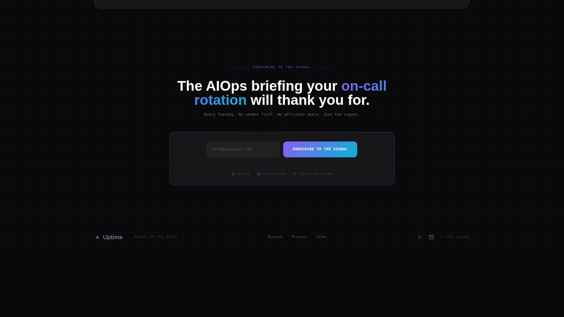 AIOps Technology Cost Calculator Website Template