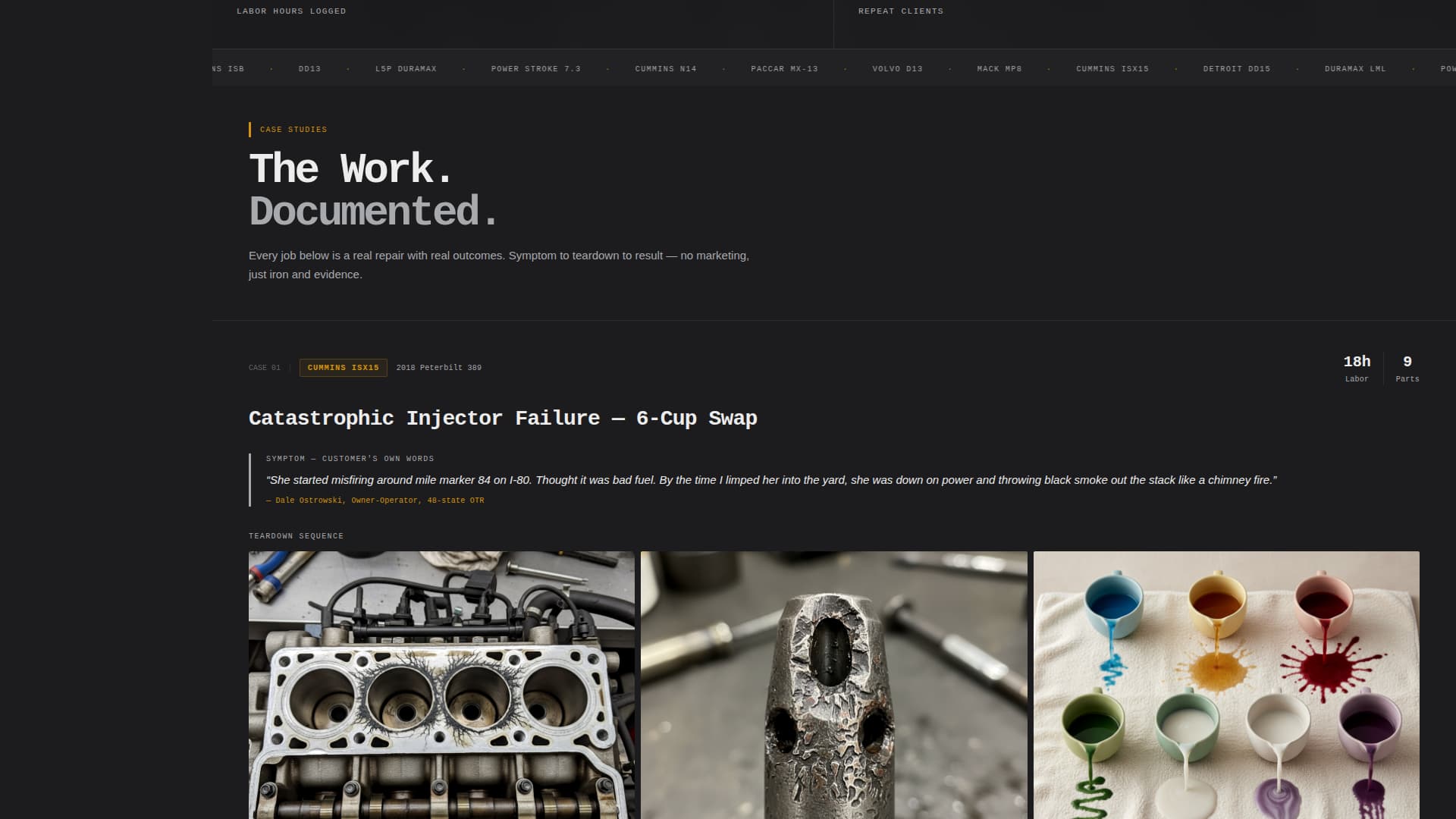 Torque - Proven Diesel Landing Page Template
