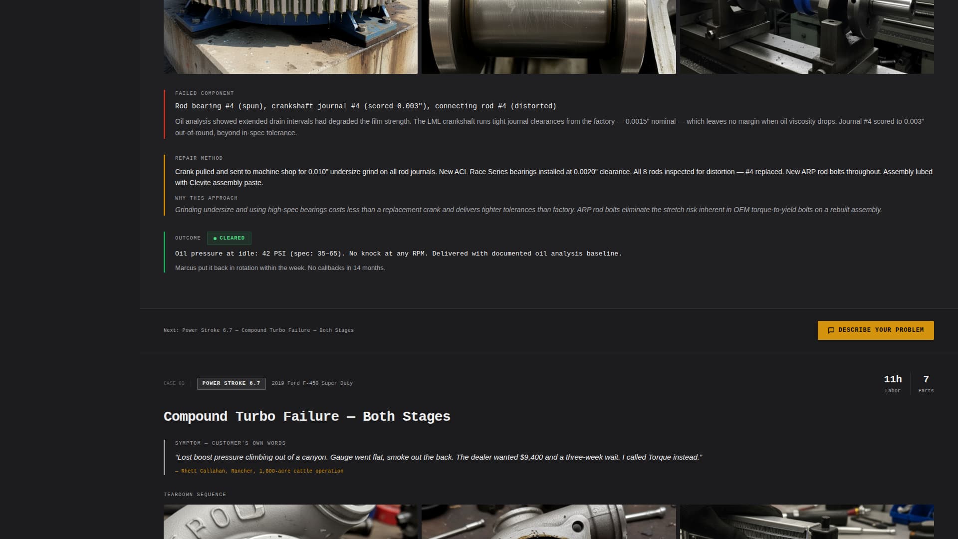 Torque - Proven Diesel Landing Page Template