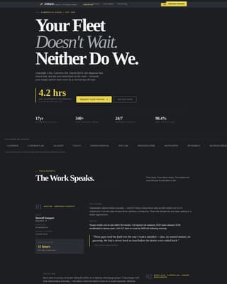 Torque - Highimpact Dieselmechanic Landing Page Template