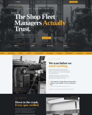 Engine — Authoritative Diesel Repair Landing Page Template