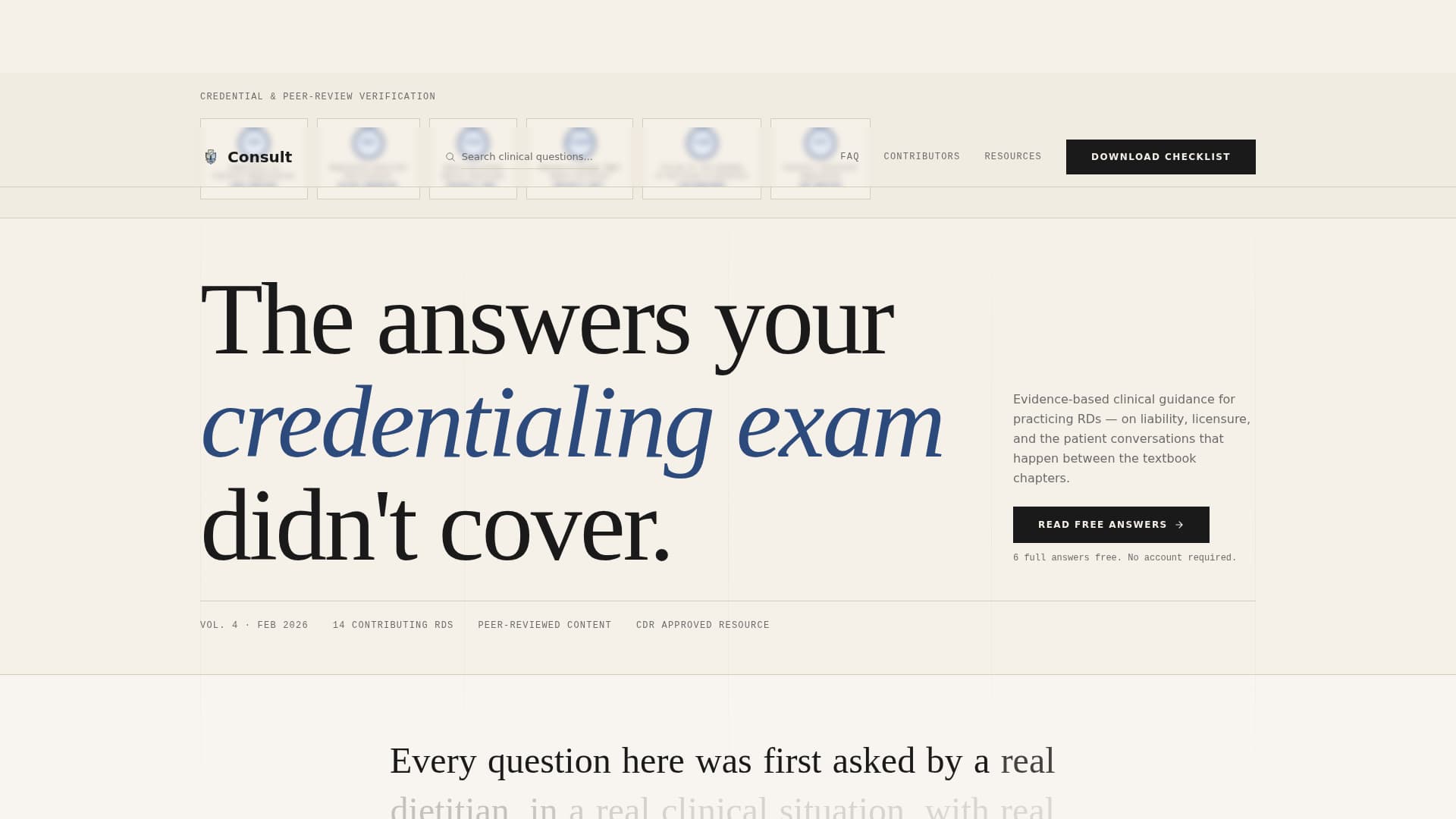 Consult - Authoritative Dietitian Landing Page Template