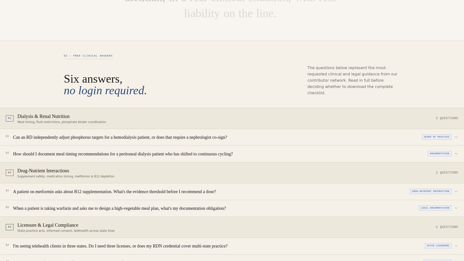 Consult - Authoritative Dietitian Landing Page Template