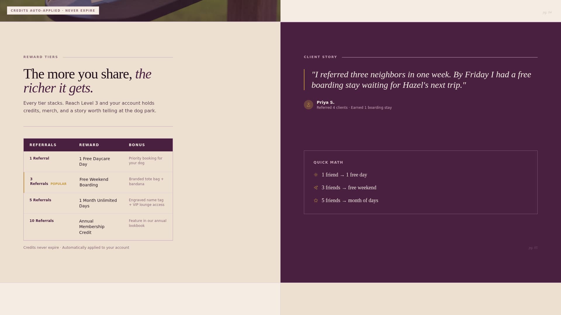 Pawreferrals - Sophisticated Daycare Landing Page Template