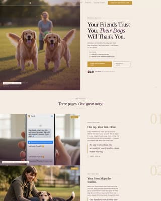 Pawreferrals - Sophisticated Daycare Landing Page Template