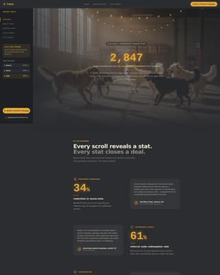 Fetch - Seasonal Dogdaycare Landing Page Template