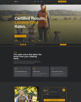Heel - Trusted Trainer Landing Page Template
