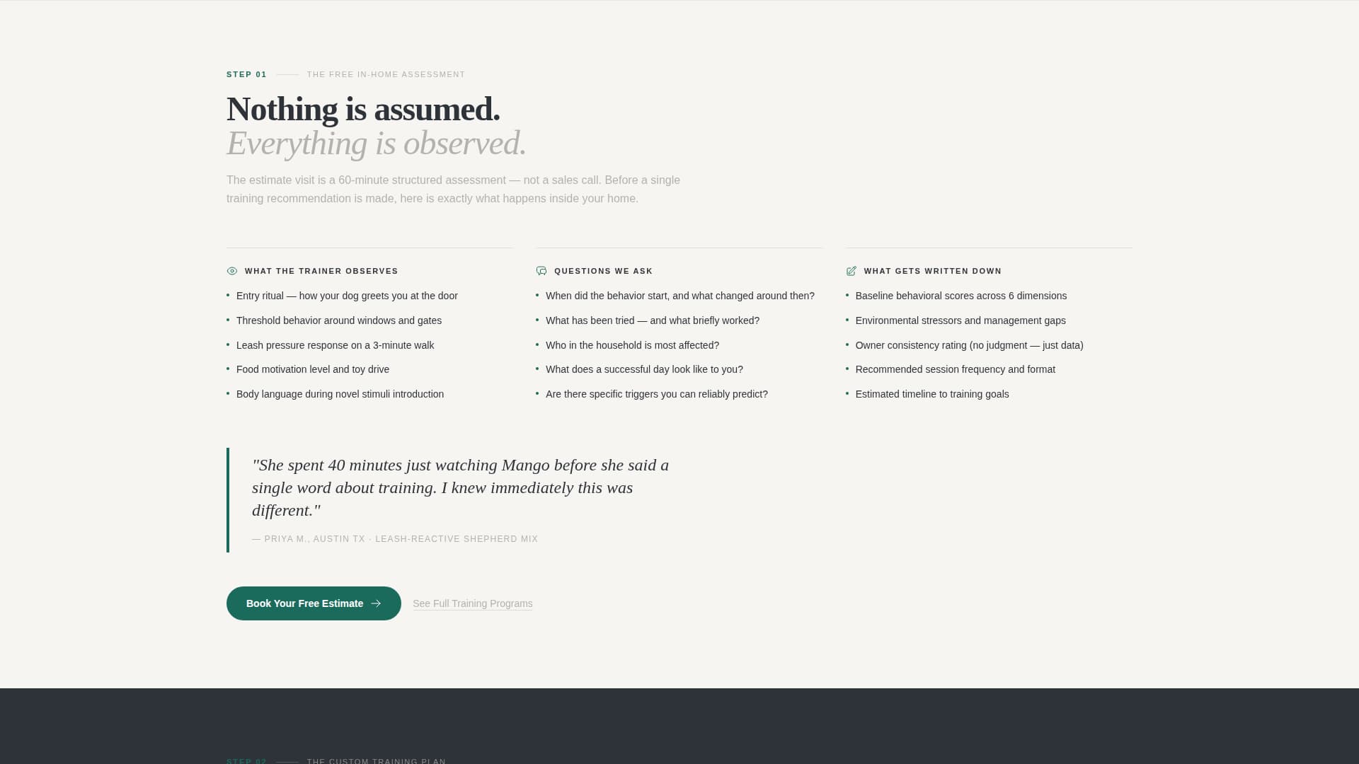 Heel - Trusted Dogtrainer Landing Page Template