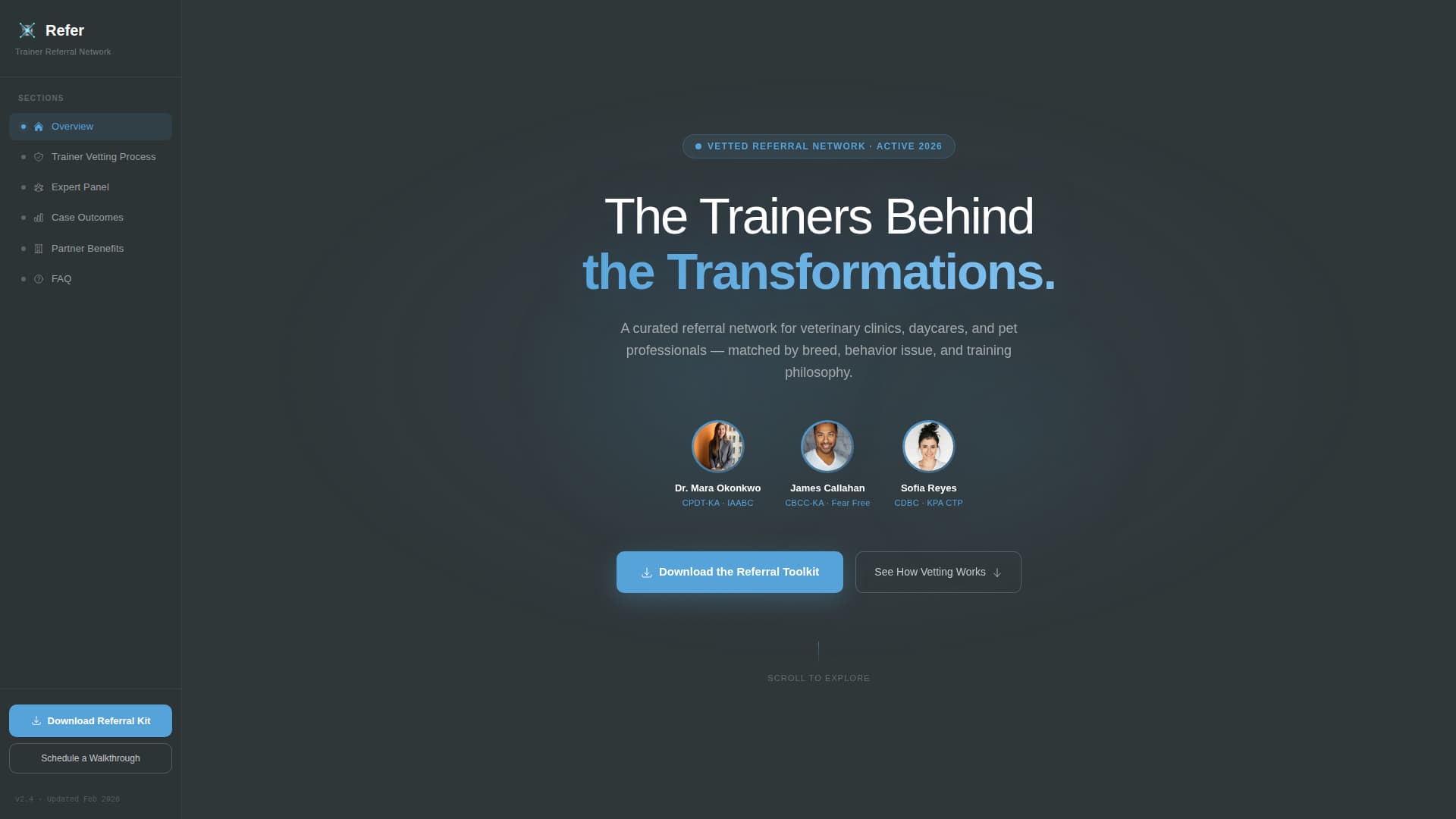 Dog - Modern Trainer Landing Page Template