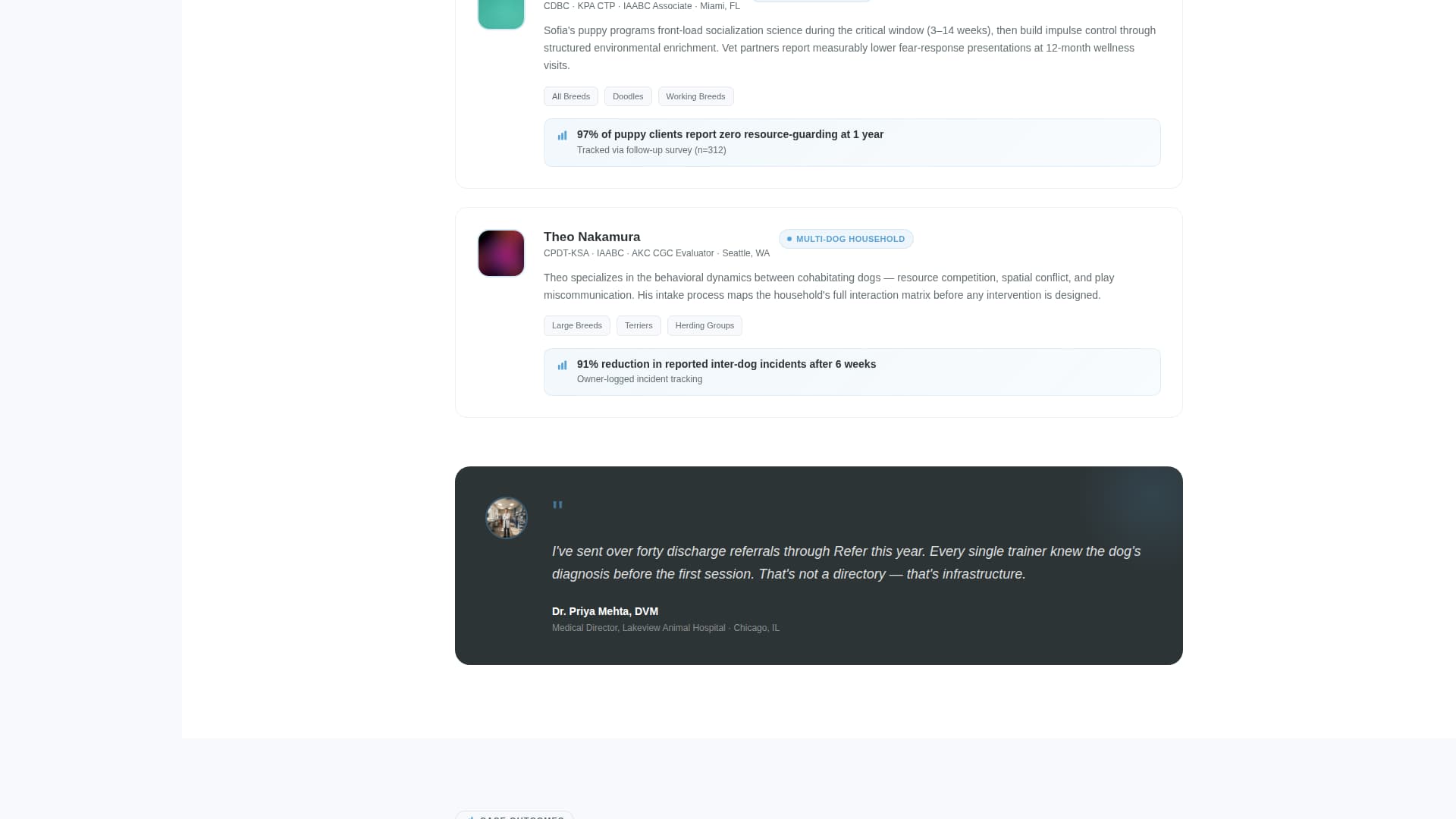 Dog - Modern Trainer Landing Page Template
