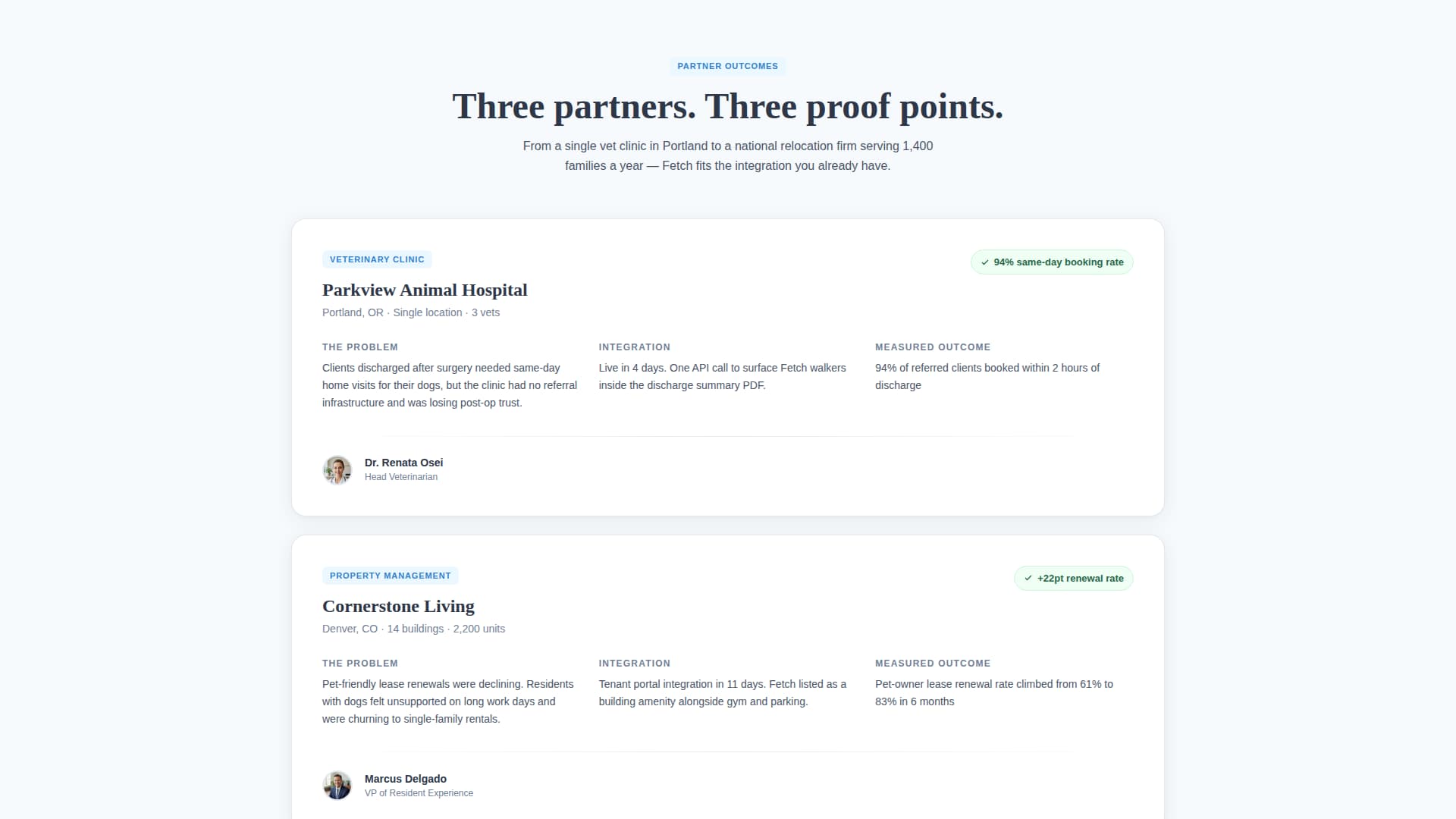 Fetch - Trusted Petsitter Landing Page Template