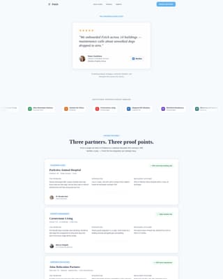Fetch - Trusted Petsitter Landing Page Template