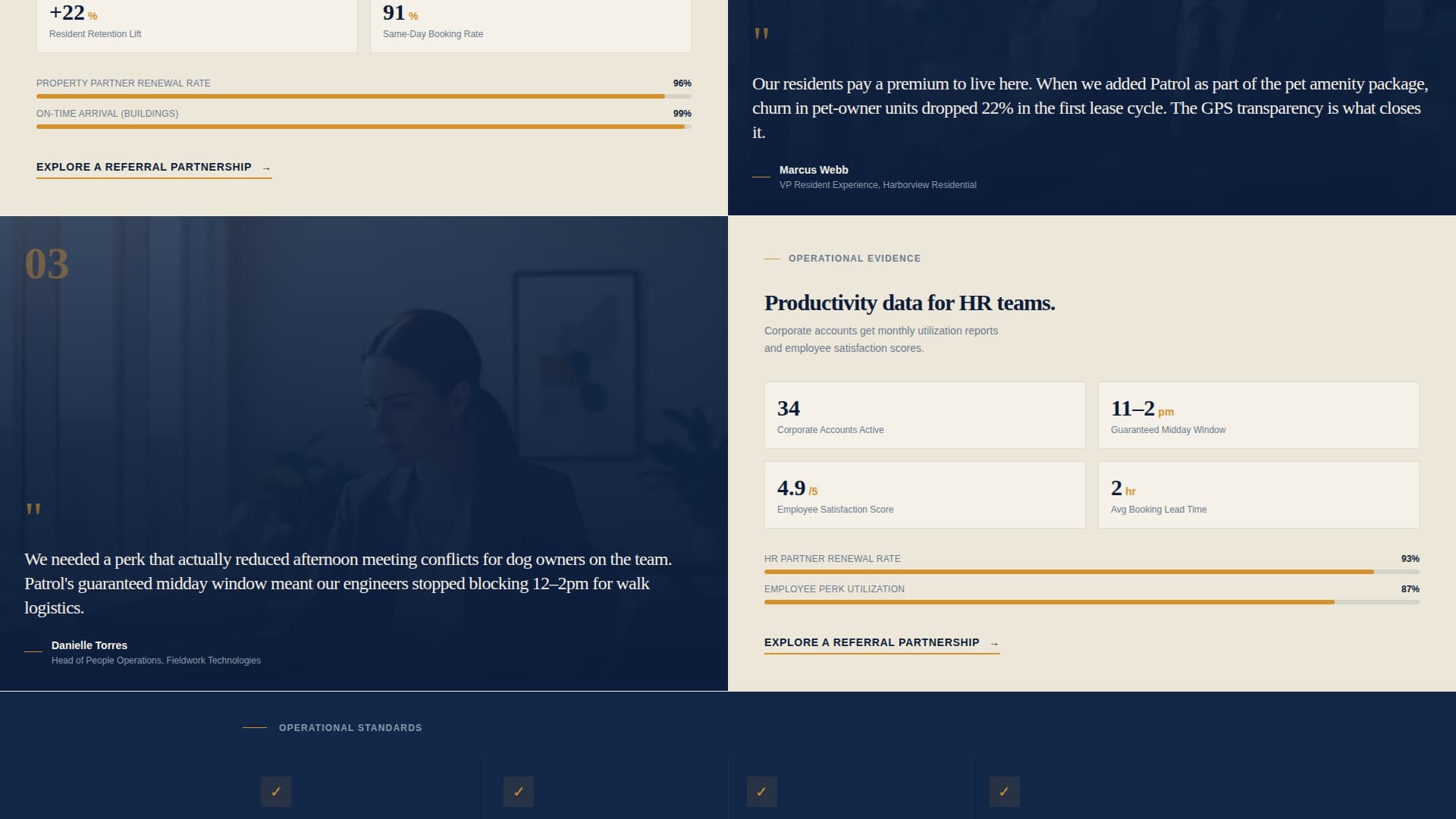 Patrol - Authoritative Petcare Landing Page Template