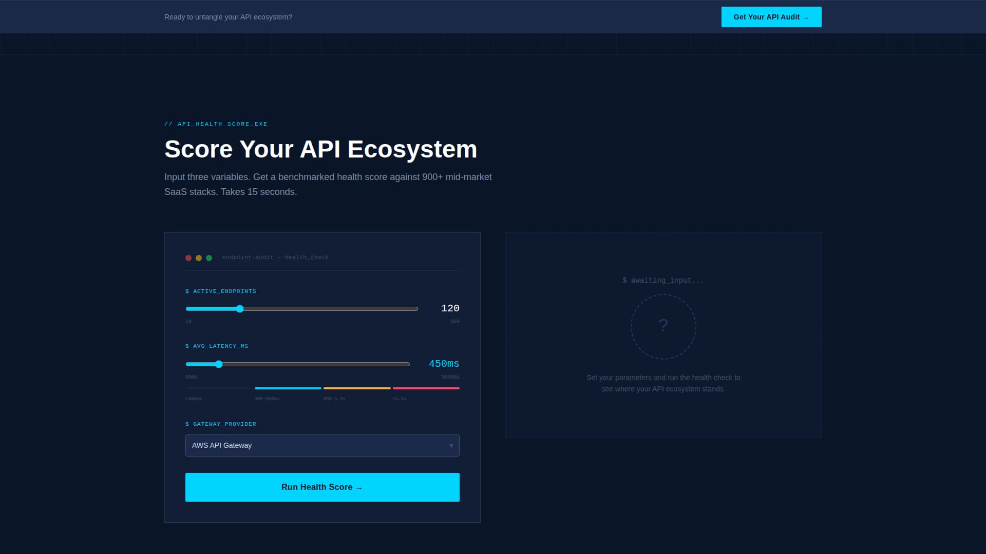 API Management Technology Booking Website Template