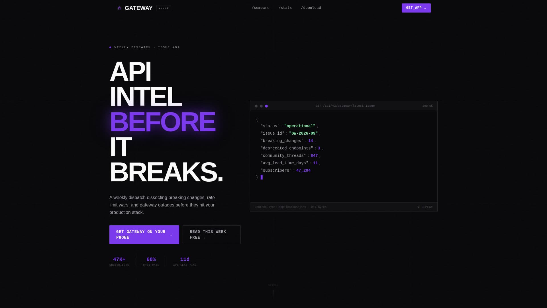 Bridge — Robust API Orchestration Landing Page Template