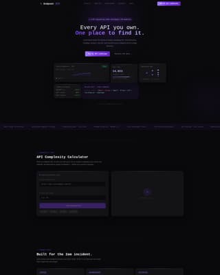 Nexus — Advanced API Connectivity Landing Page Template
