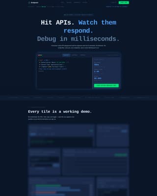 Endpoint - Powerful Apiplayground Landing Page Template