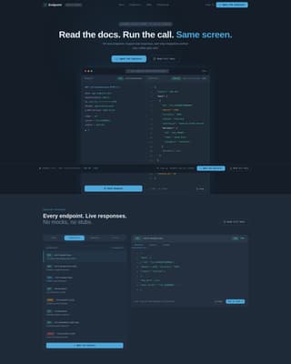 Endpoint - Powerful API Landing Page Template