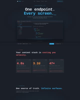 API-First Enterprise Software Professional Website Template