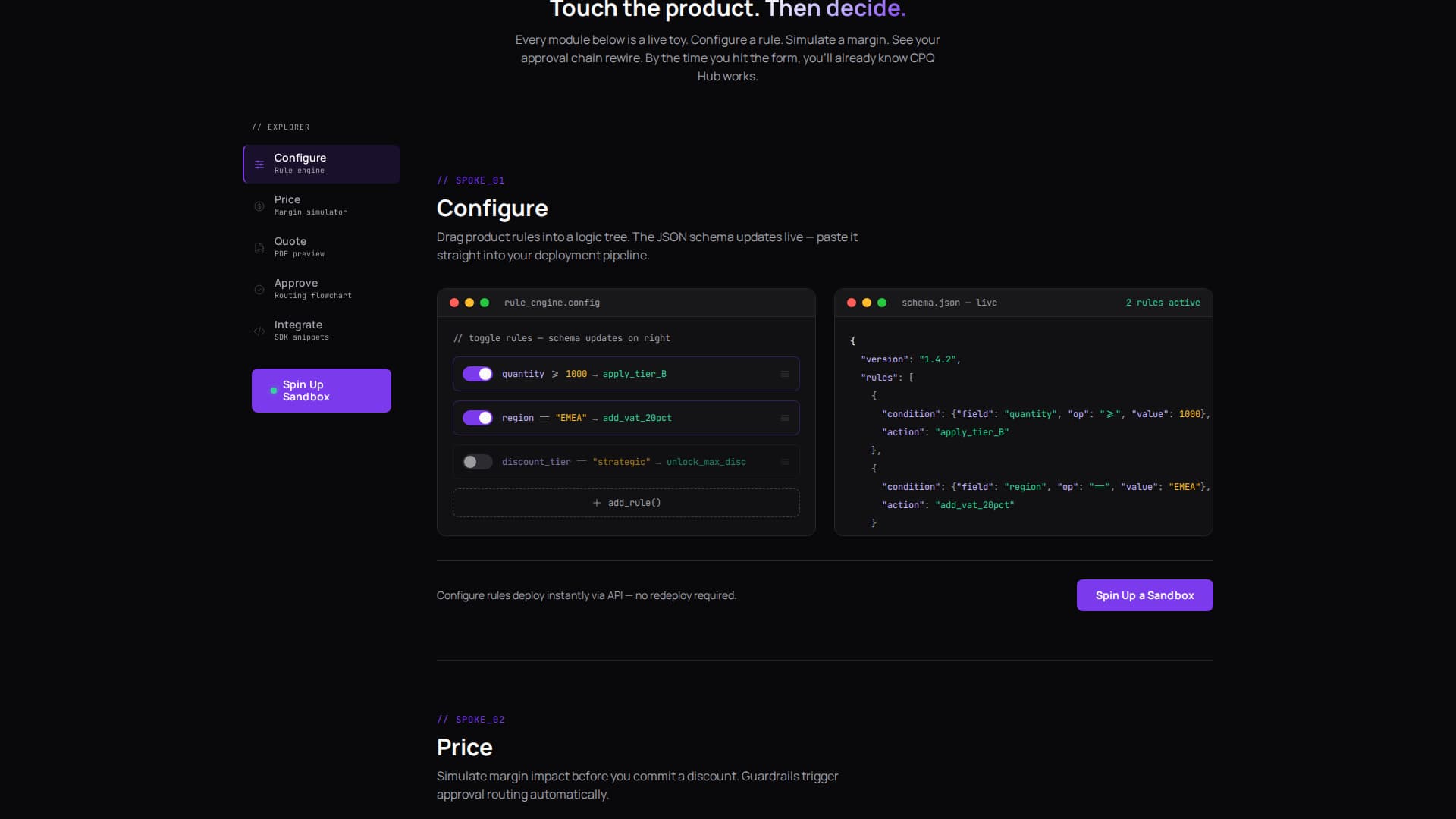 API-First Enterprise Software Pricing Website Template
