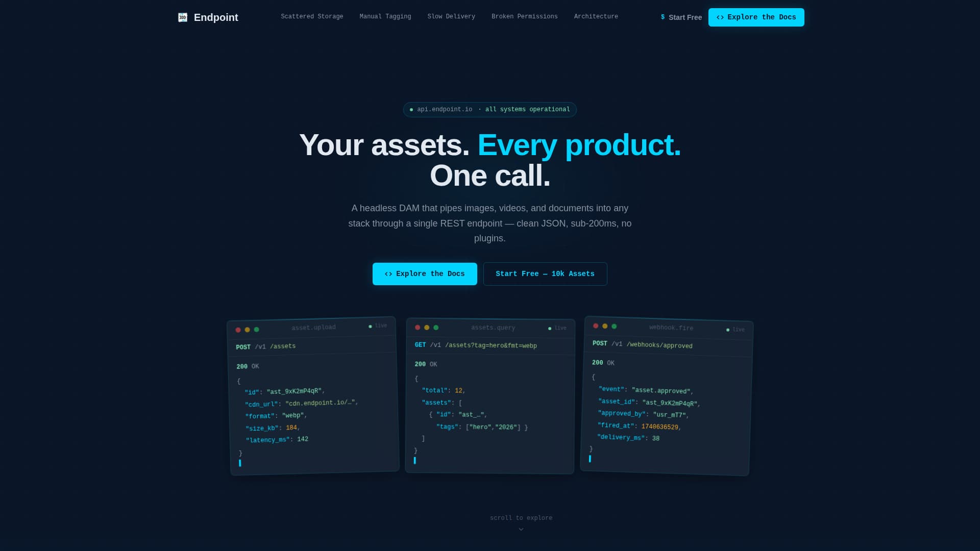 Endpoint - Powerful Dam Landing Page Template