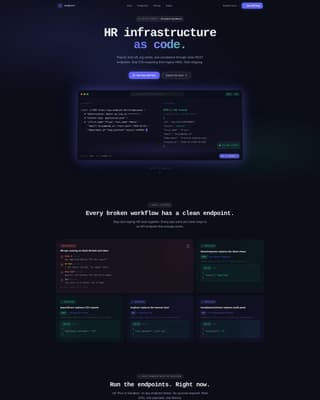 API-First Enterprise Software Advanced Professional Website Template