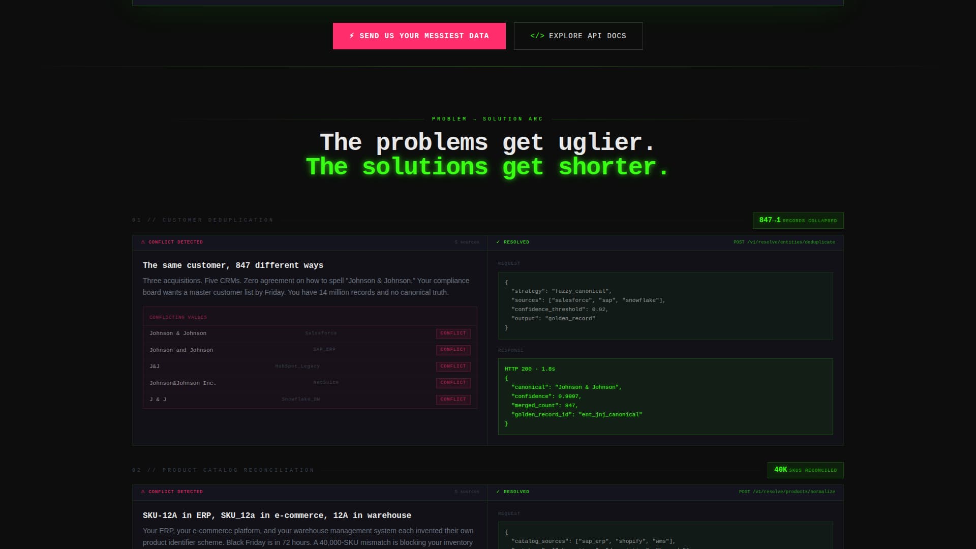 API-First Enterprise Software Specialist Professional Website Template