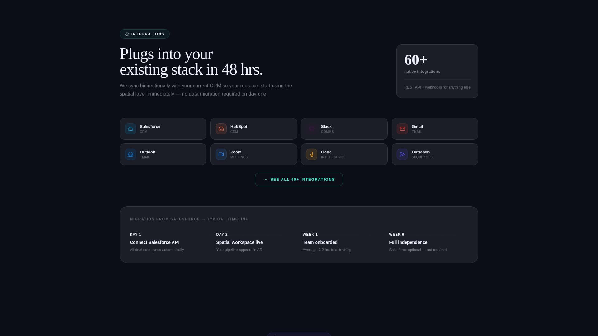 Pipeline - Immersive CRM Landing Page Template