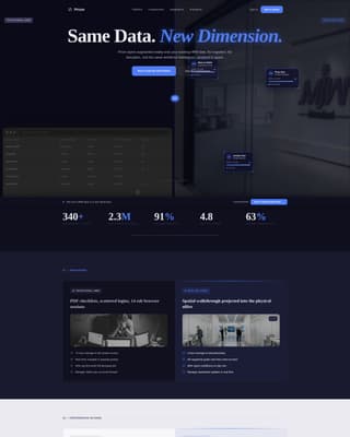 Prism - Dimensional HR Landing Page Template