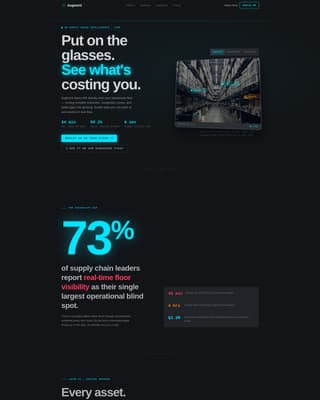 AR-Enhanced Enterprise Software Professional Website Template