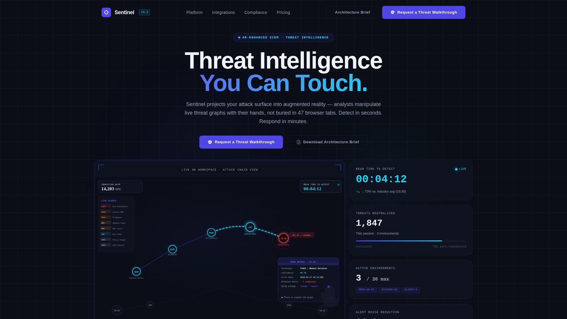 AR-Enhanced Enterprise Software Privacy Policy Website Template
